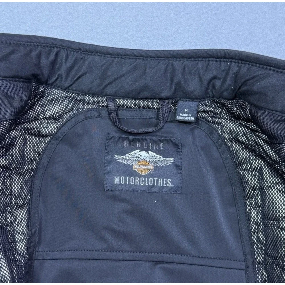 Harley Davidson Riding Jacket Womens M Mesh Lined Padded Utility USA Motorcycle